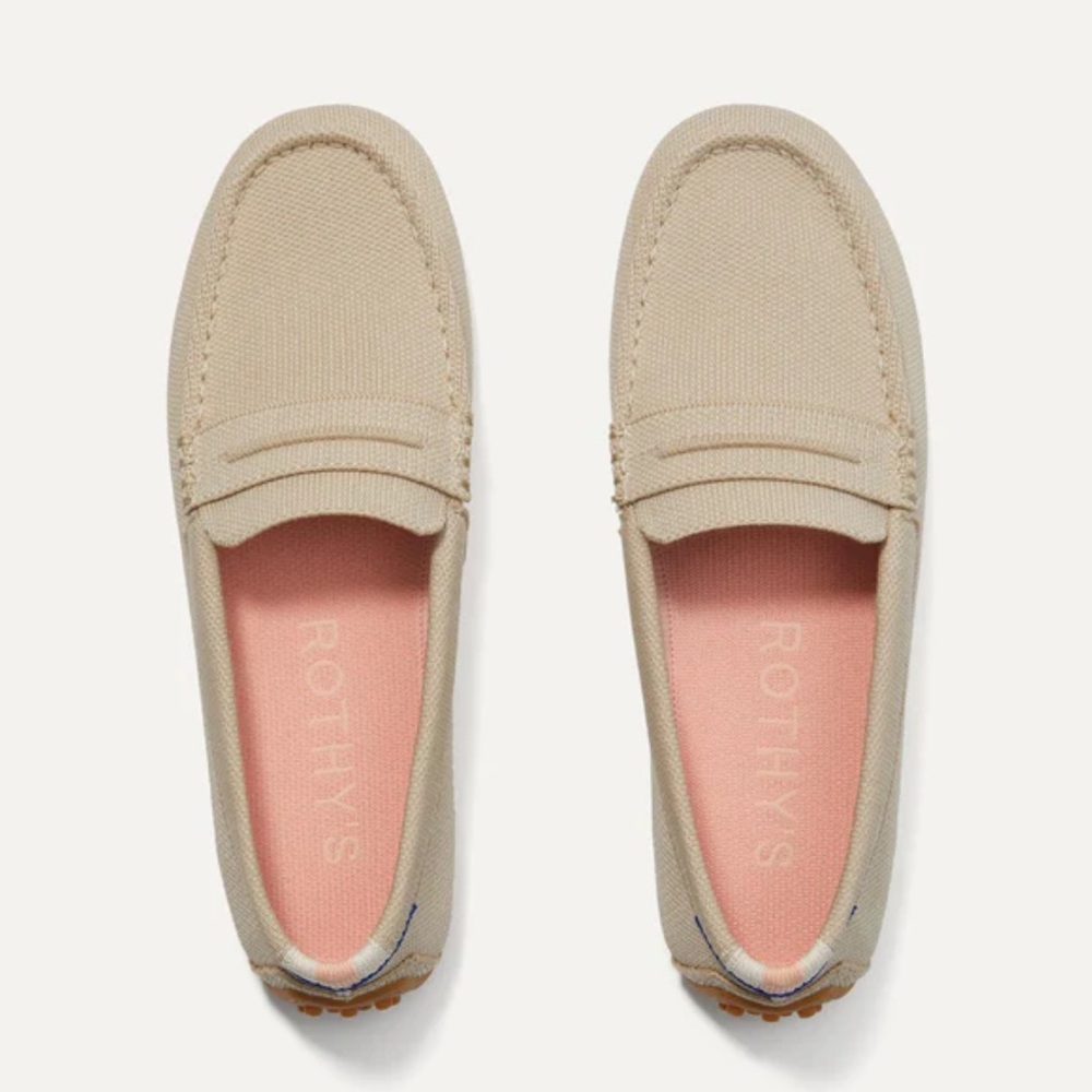 Rothy’s “The Driver” Loafer in Sesame